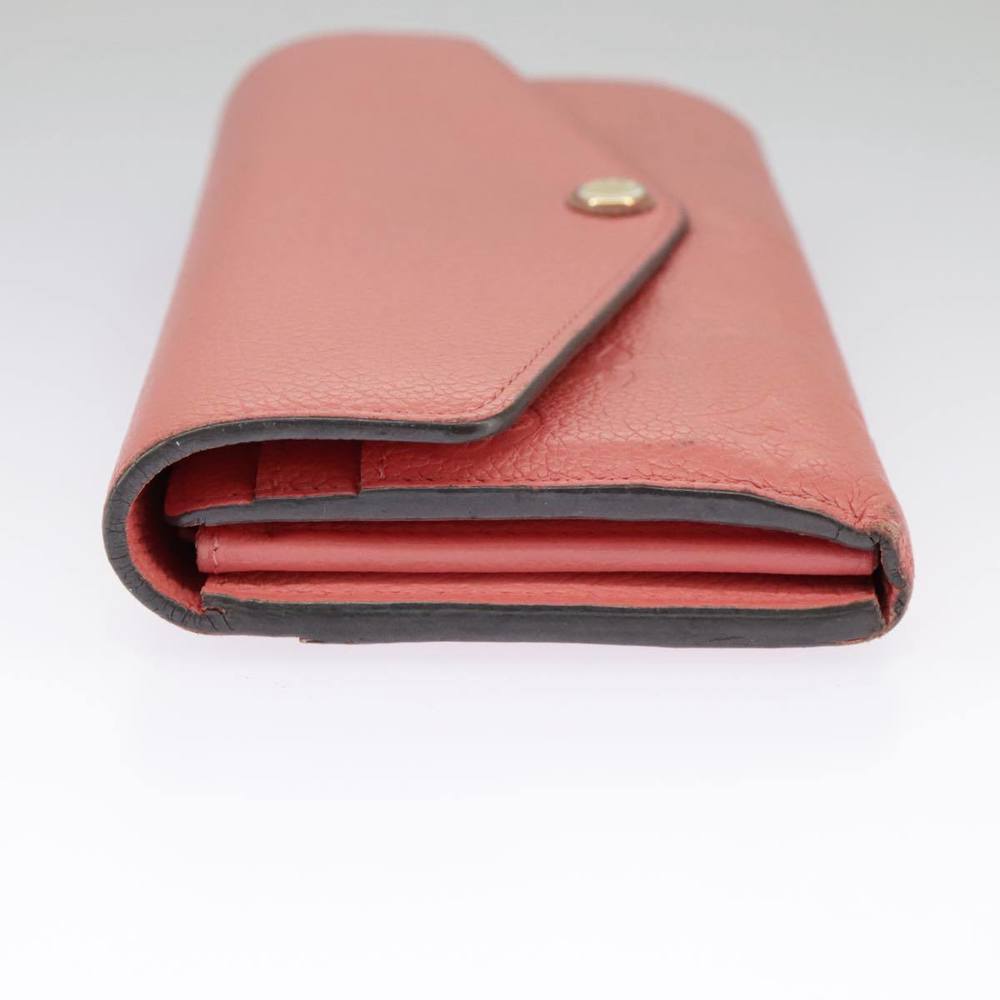 LOUIS VUITTON Empreinte Portefeiulle Sarah Long Wallet Pink M61801 Auth am7135 - Picture 3 of 16